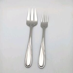 Lenox Summerville Serving & Place Forks 18/10 Stainless Flatware Vietnam New